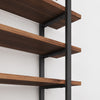 Milano Modern Walnut Bookshelf