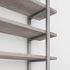 Milano Modern White Bookshelf