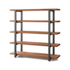 Milano Modern Wood Bookshelf