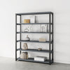 Verona Industrial Tall Black Bookshelf