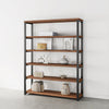 Verona Industrial Tall Walnut Bookshelf