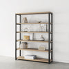 Verona Industrial Wood Bookshelf