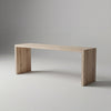 Modern Oak Waterfall Console Table
