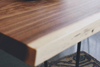 Mid-Century Modern Live Edge Black Walnut Coffee Table