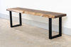 Live Edge Black Walnut Bench