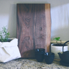 Solid Walnut Live Edge Cutting Board