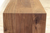 Modern Walnut Waterfall Console Table
