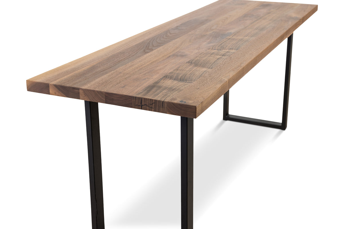 Large Solid Wood Desk with Extra Wide Legs– Artisan Born