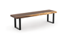 Live Edge Walnut Bedroom Bench