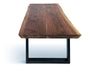 Double Live Edge Solid Walnut Coffee Table