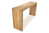 Modern Oak Waterfall Console Table