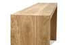 Modern Oak Waterfall Console Table