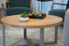 Round Oak Coffee Table