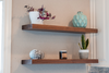 Solid Walnut Floating Shelf