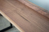 Live Edge Walnut Sofa Table With Edge
