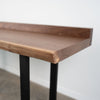 Live Edge Walnut Sofa Bar Table With Edge
