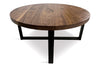 Round Walnut Coffee Table