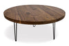 Round Walnut Coffee Table