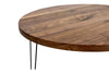 Round Walnut Coffee Table