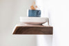 Live Edge Walnut Floating Shelf