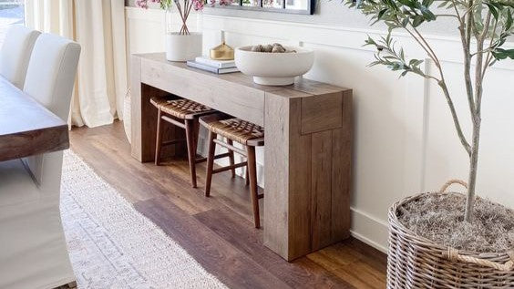 What to Put Under a Console Table– Artisan Born
