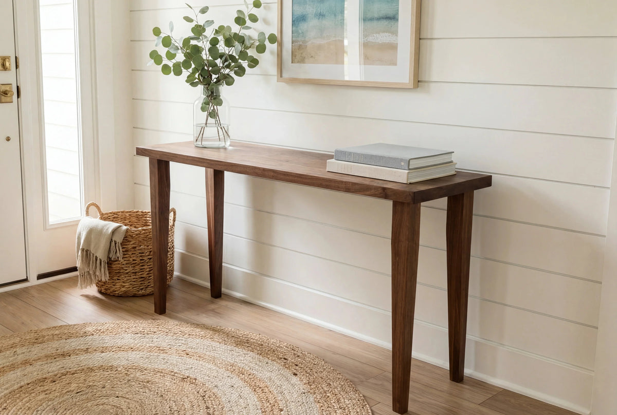 Entryway Furniture: Solid Wood Consoles & Benches – Artisan Born