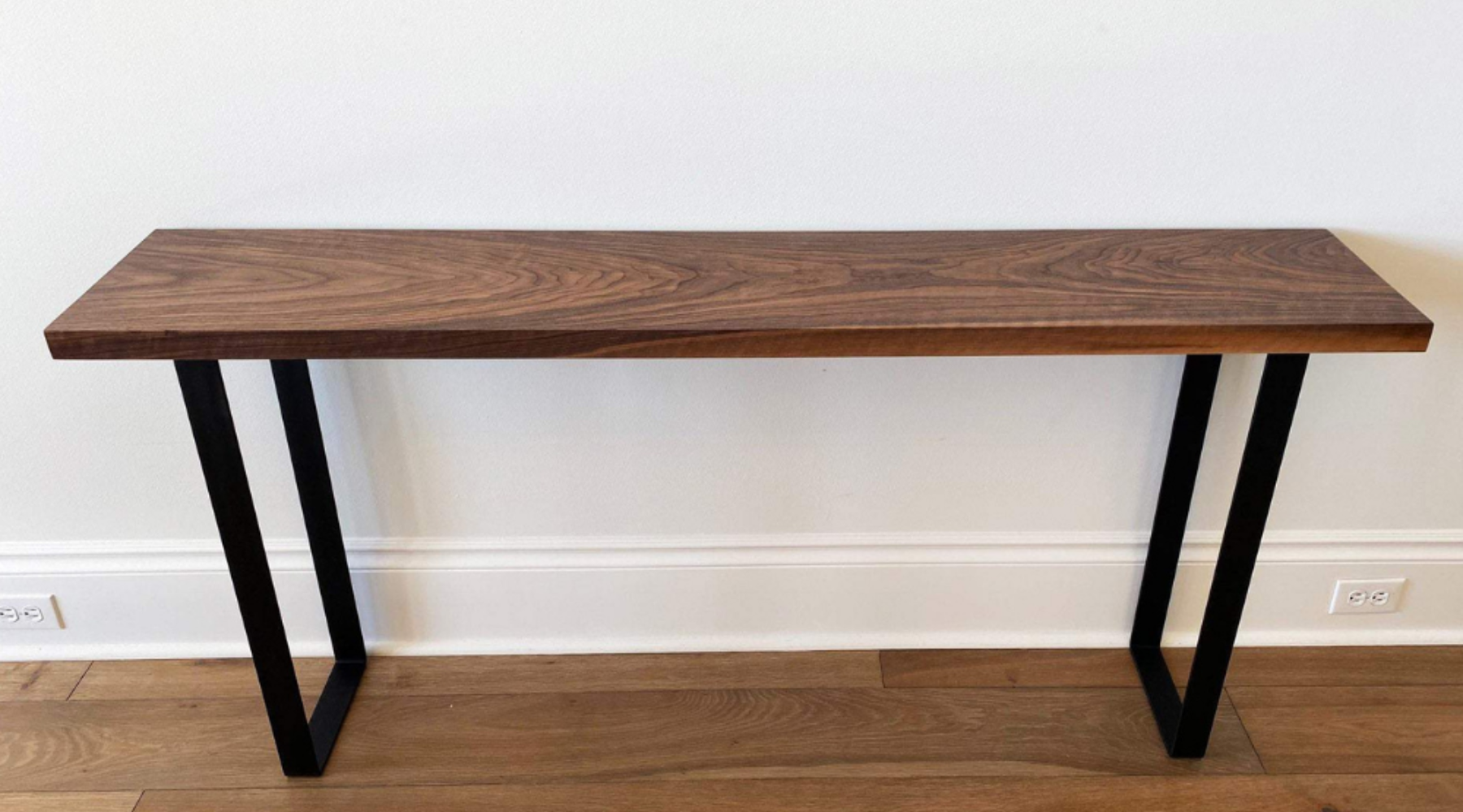 Solid Walnut Console Table– Artisan Born