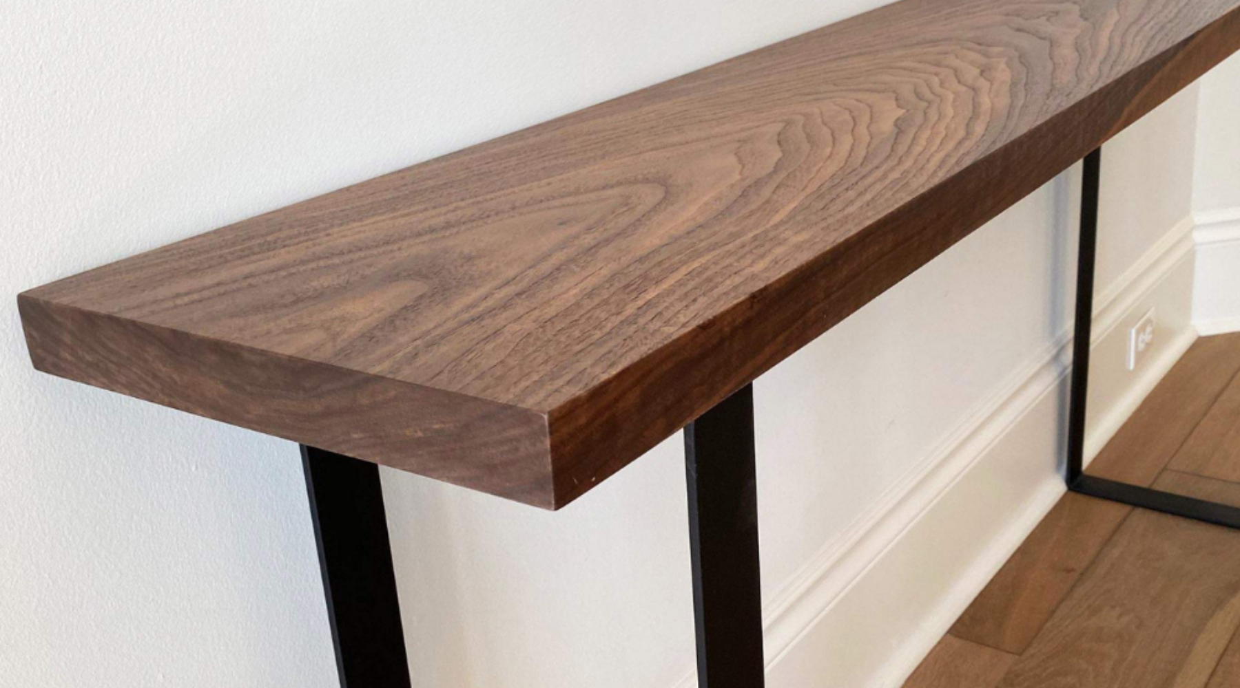 Solid Walnut Console Table– Artisan Born