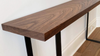 Solid Walnut Console Table