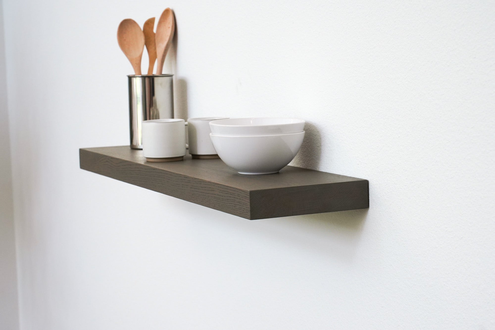 Dark Grey Floating Shelf Artisan Born