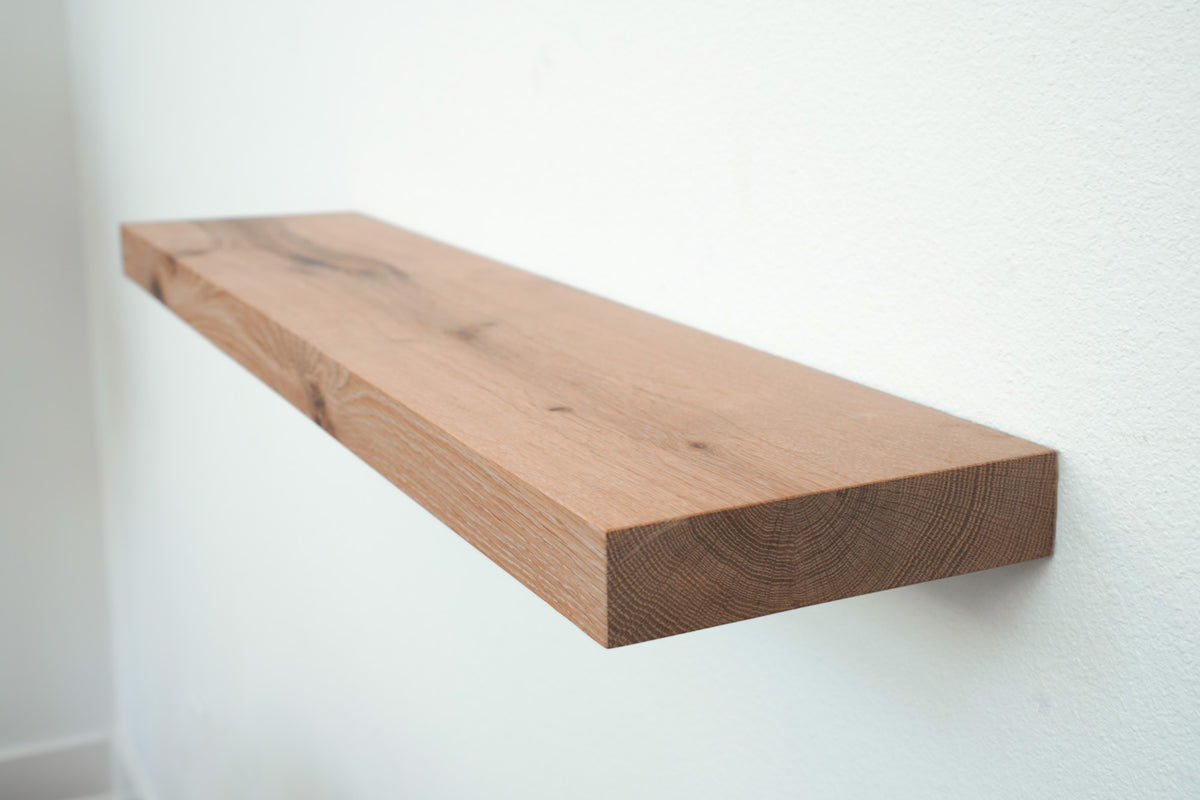 Natural Oak Floating Shelf– Artisan Born