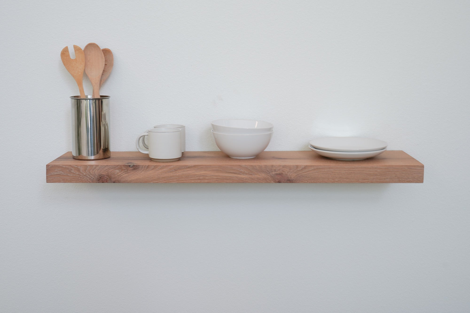 Natural Oak Floating Shelf– Artisan Born