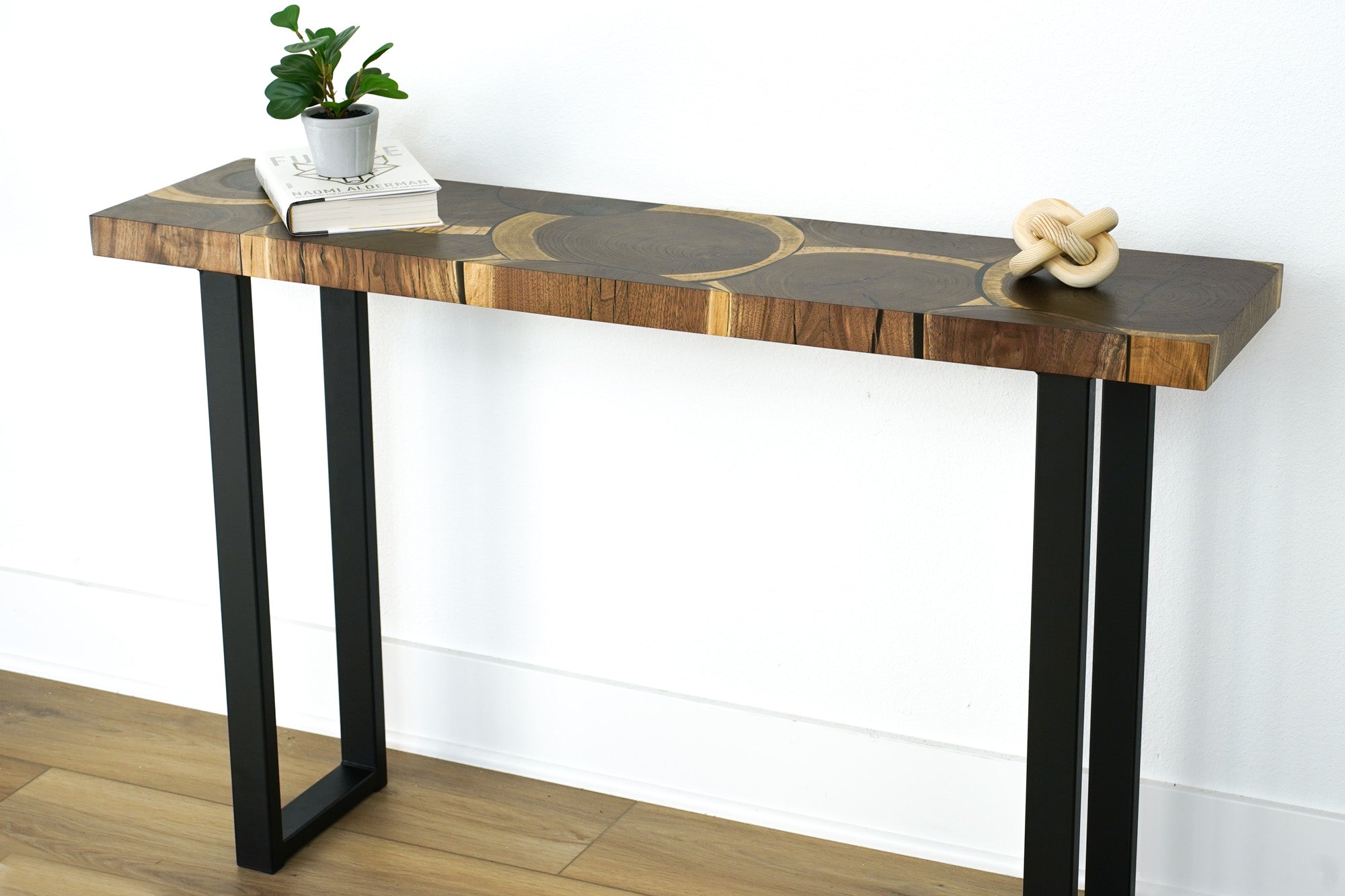Eclipse Walnut Console Table– Artisan Born