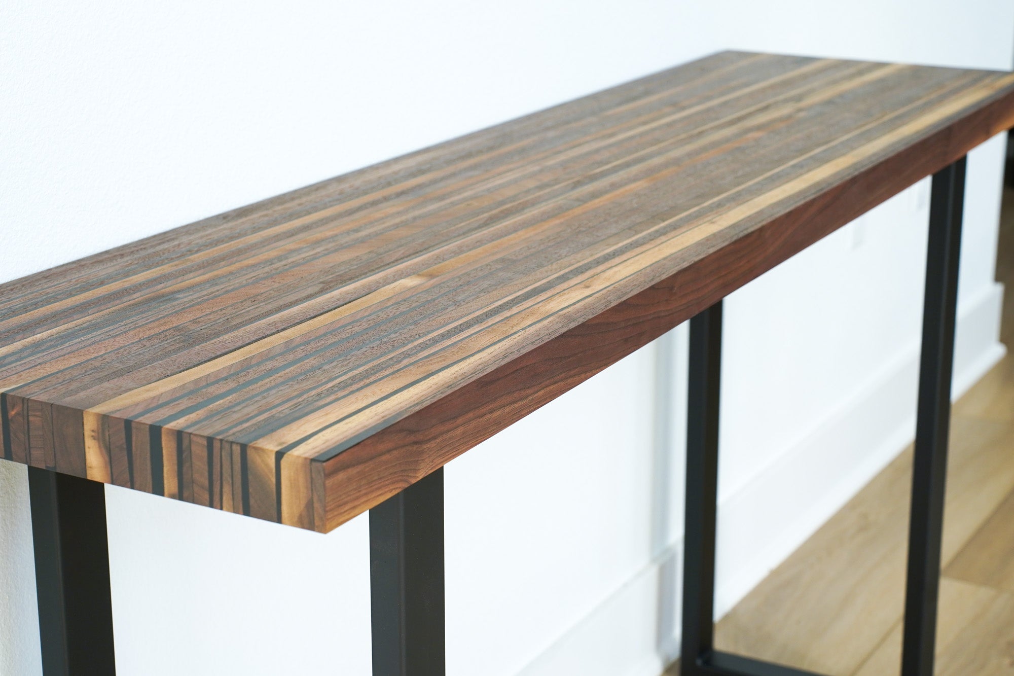 Walnut Console Table