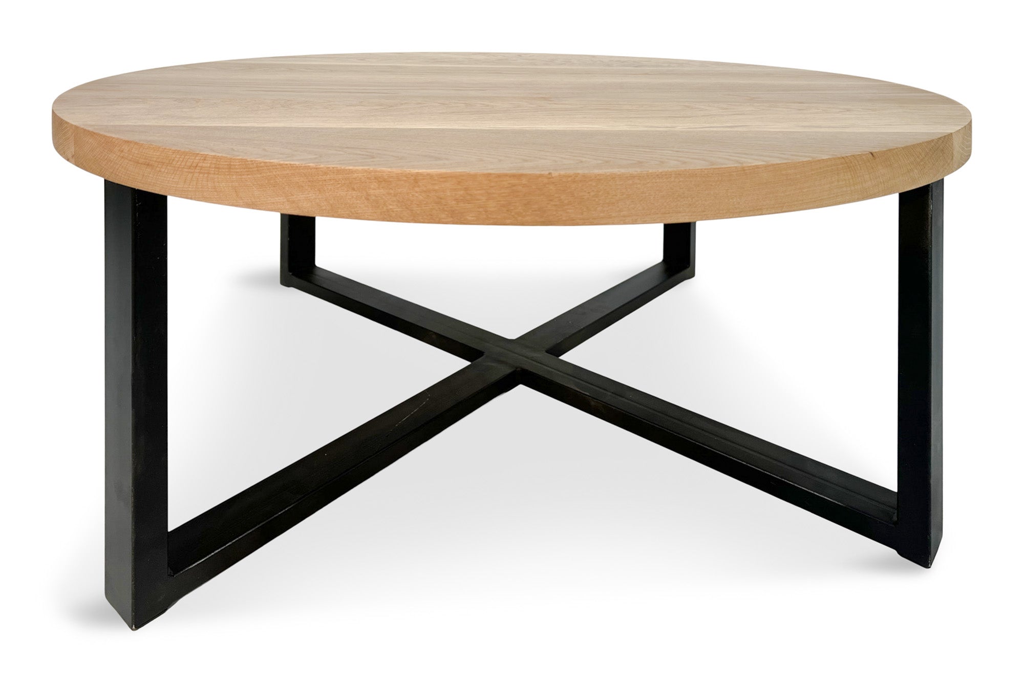 Round Oak Coffee Table– Artisan Born