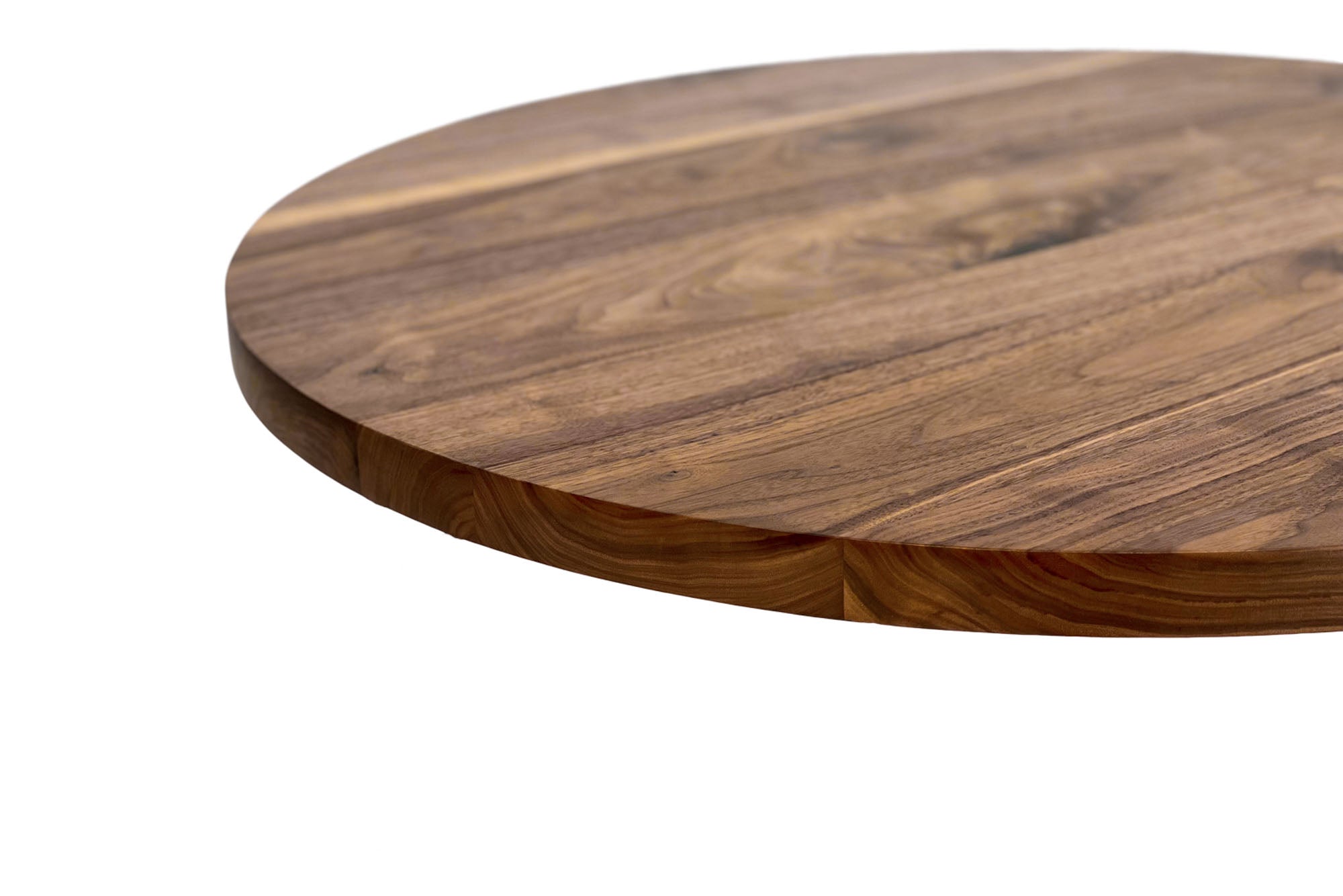 Round Walnut Table Top– Artisan Born