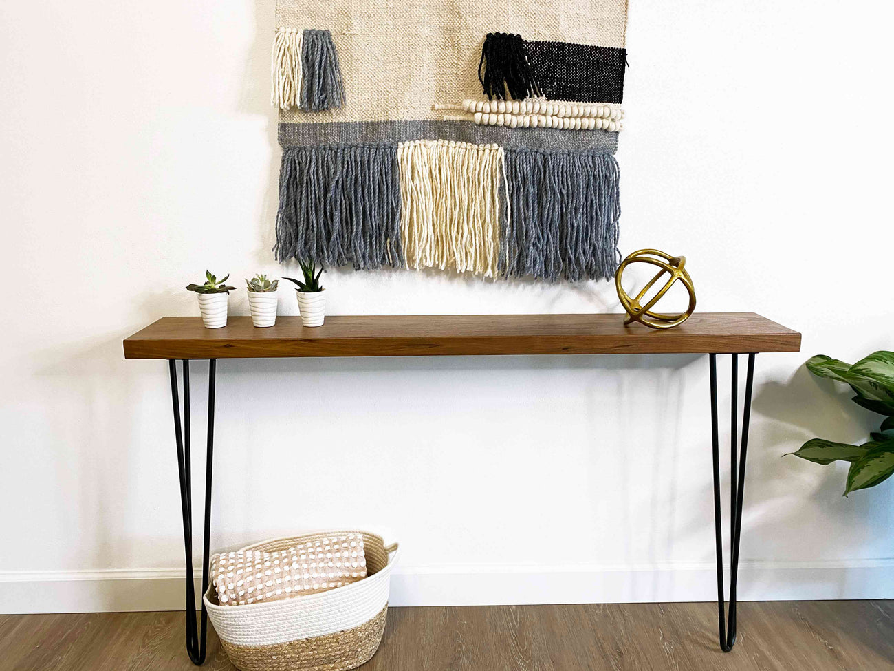 Wall Mounted Narrow Console Table