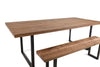 Solid Walnut Dining Table with U-shape Legs