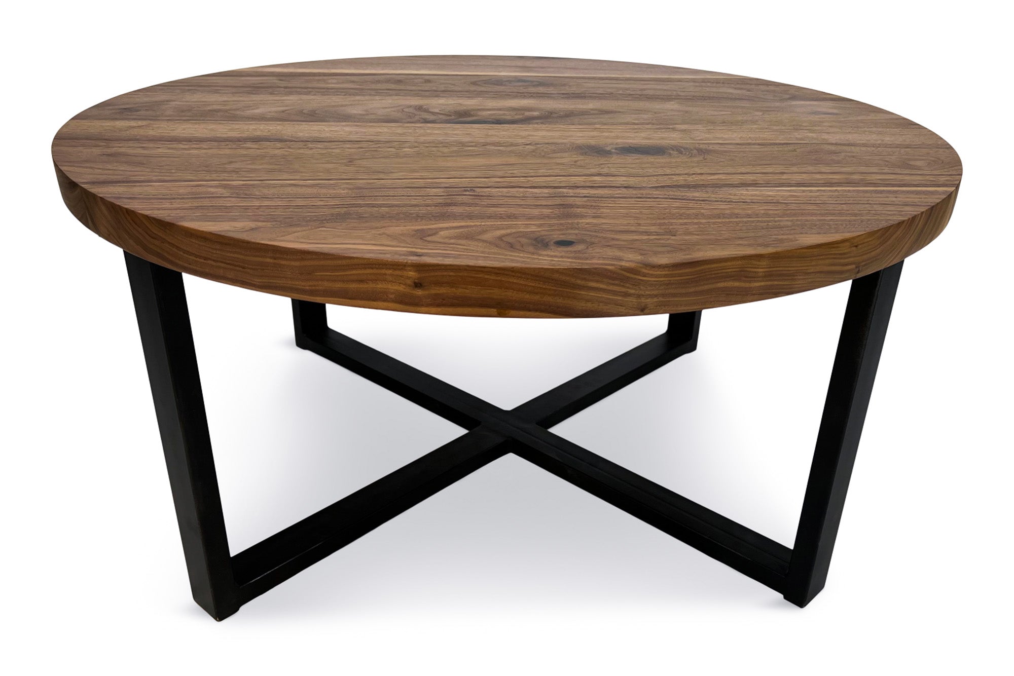 Round Walnut Coffee Table Artisan Born