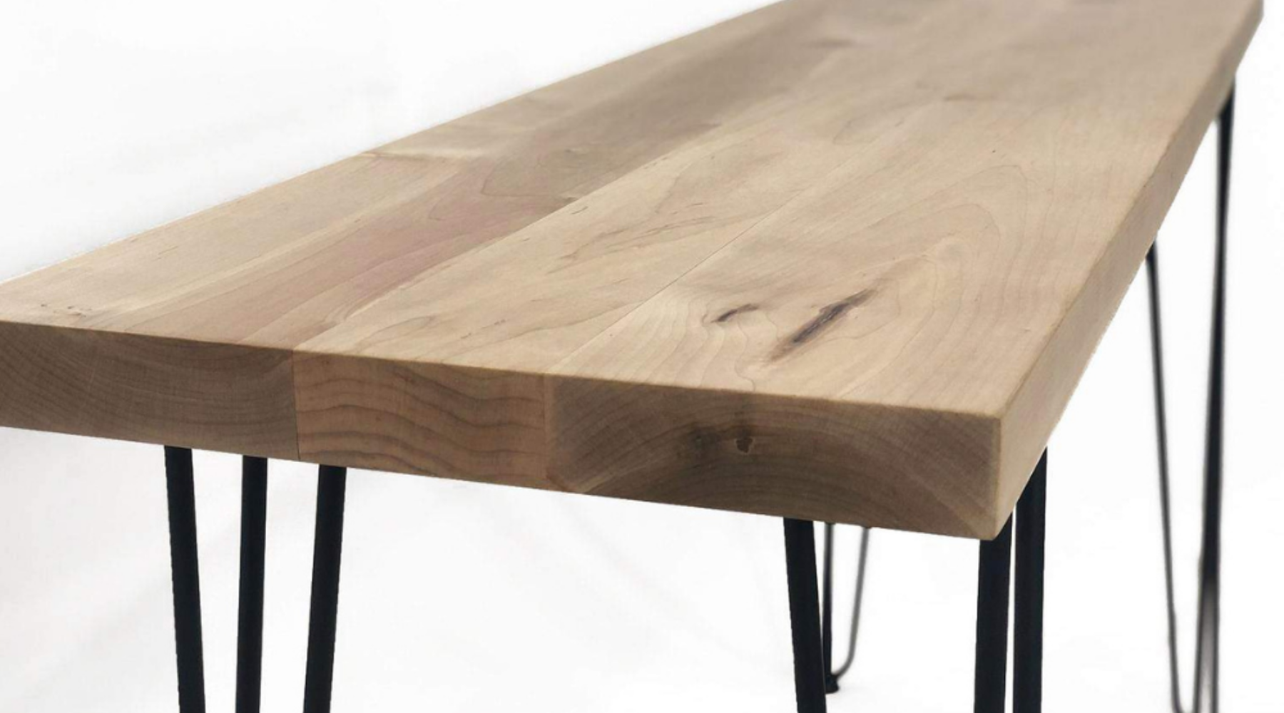 Handmade Solid Maple Bench– Artisan Born