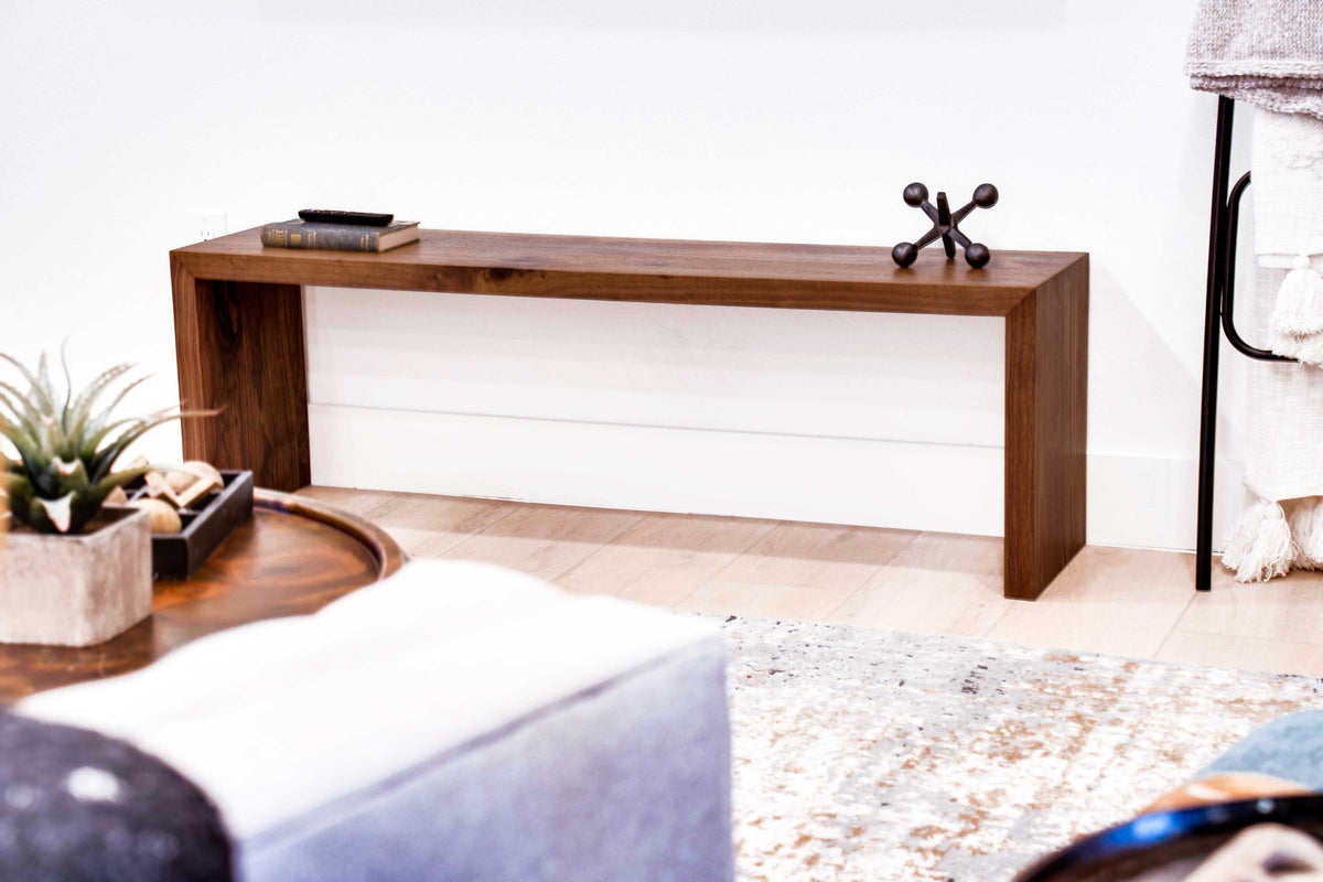 Modern Waterfall Bench– Artisan Born